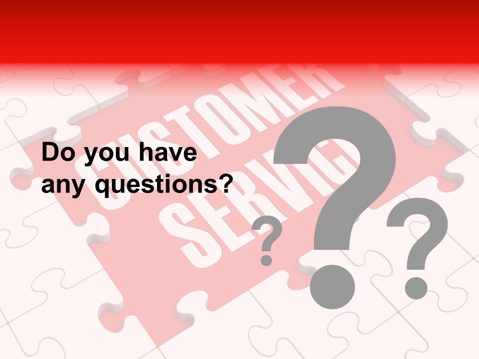 Customer Service Inquiries Service PowerPoint Template