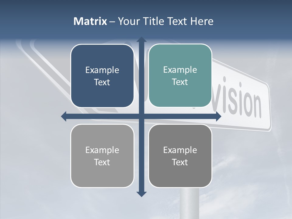 Abstract New Vision View Point PowerPoint Template