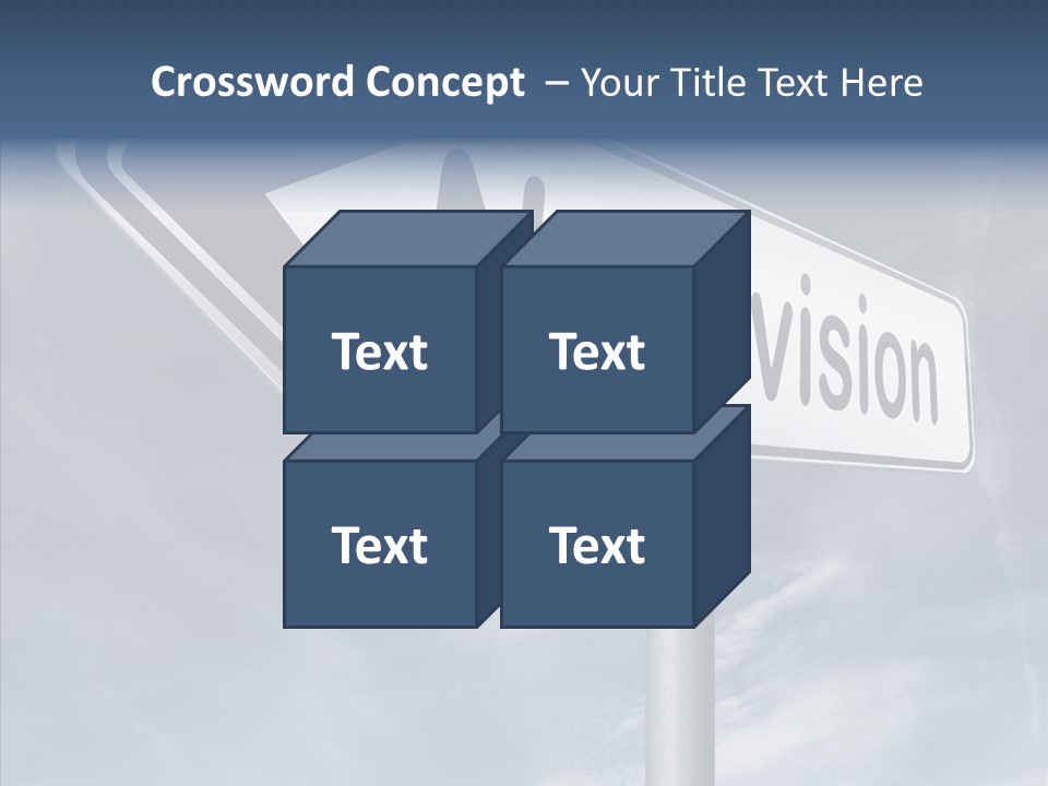 Abstract New Vision View Point PowerPoint Template