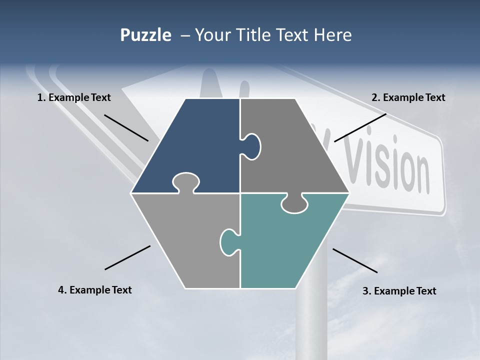 Abstract New Vision View Point PowerPoint Template