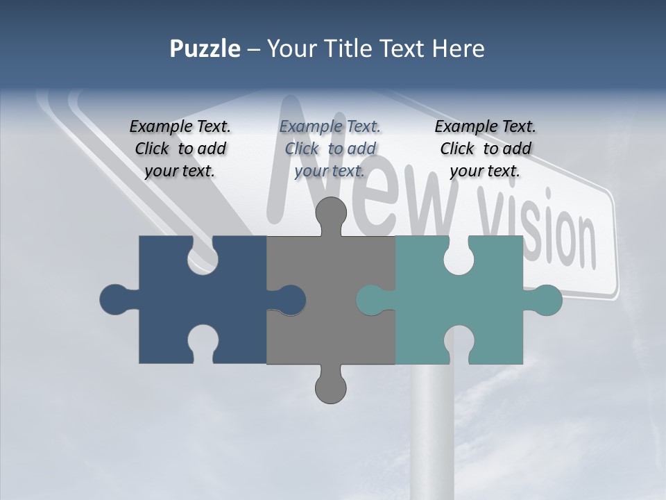 Abstract New Vision View Point PowerPoint Template