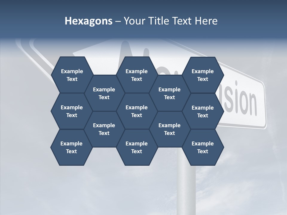 Abstract New Vision View Point PowerPoint Template