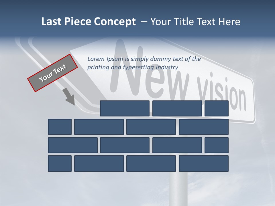 Abstract New Vision View Point PowerPoint Template