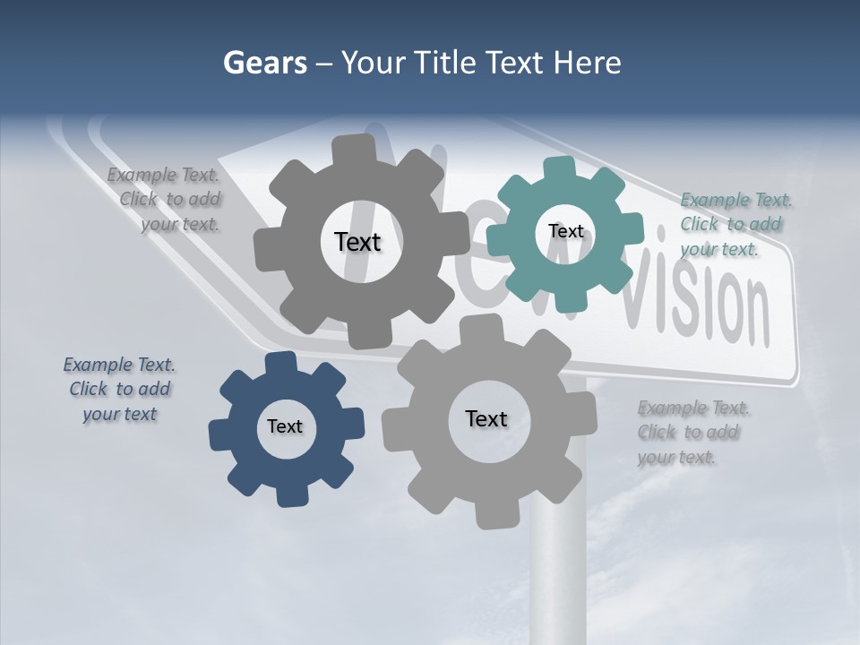Abstract New Vision View Point PowerPoint Template
