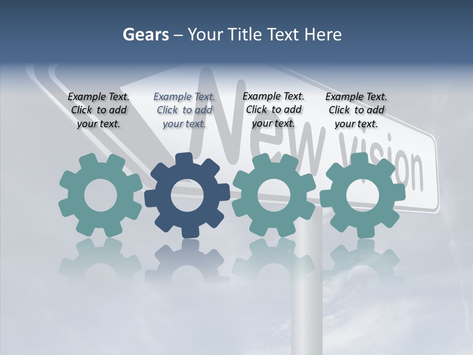 Abstract New Vision View Point PowerPoint Template