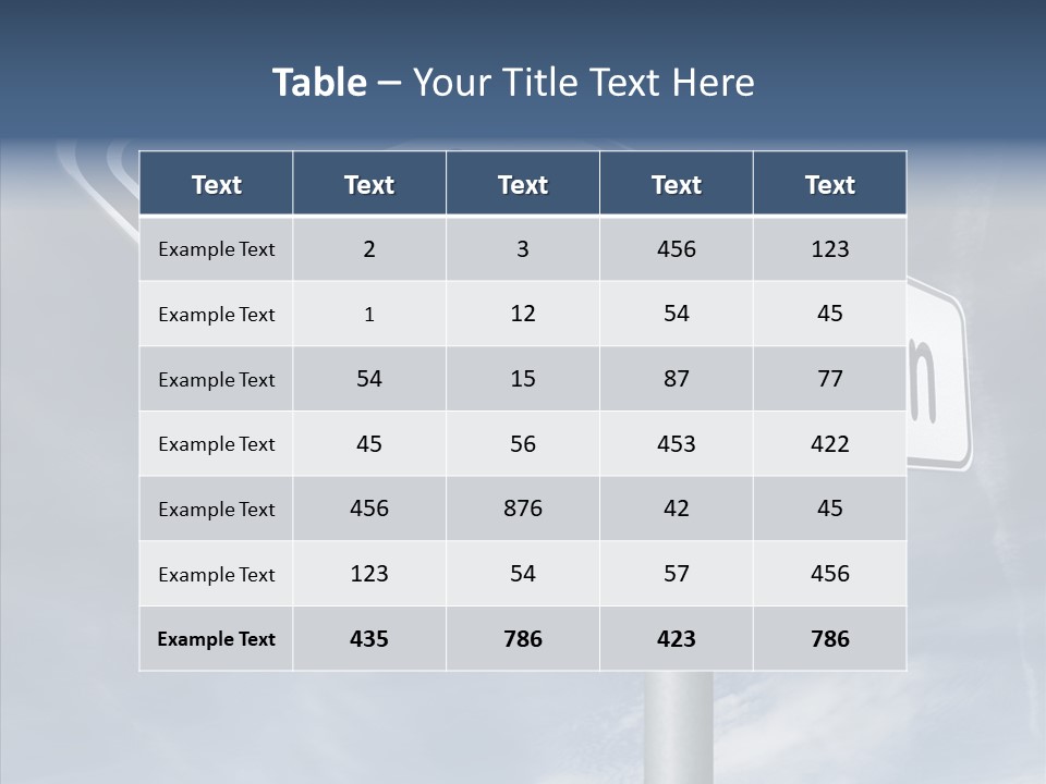 Abstract New Vision View Point PowerPoint Template