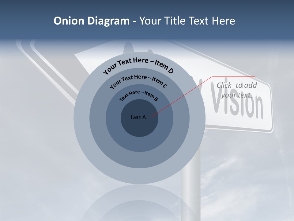 Abstract New Vision View Point PowerPoint Template