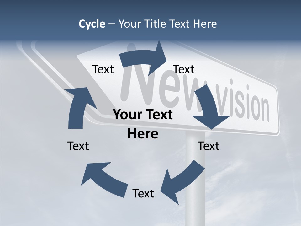 Abstract New Vision View Point PowerPoint Template