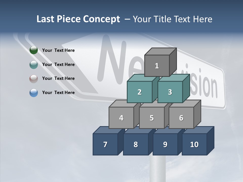 Abstract New Vision View Point PowerPoint Template