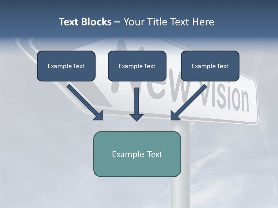 Abstract New Vision View Point PowerPoint Template