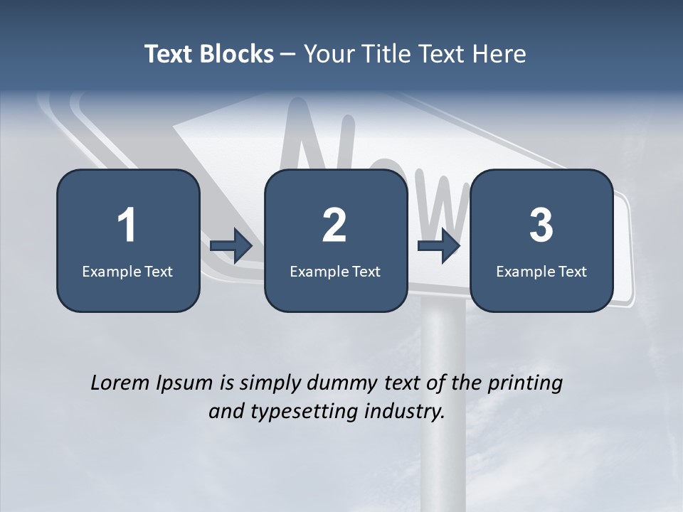 Abstract New Vision View Point PowerPoint Template