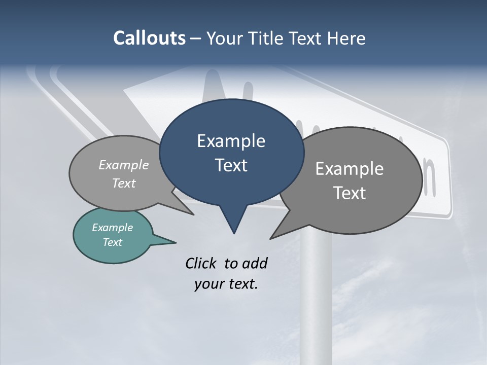 Abstract New Vision View Point PowerPoint Template