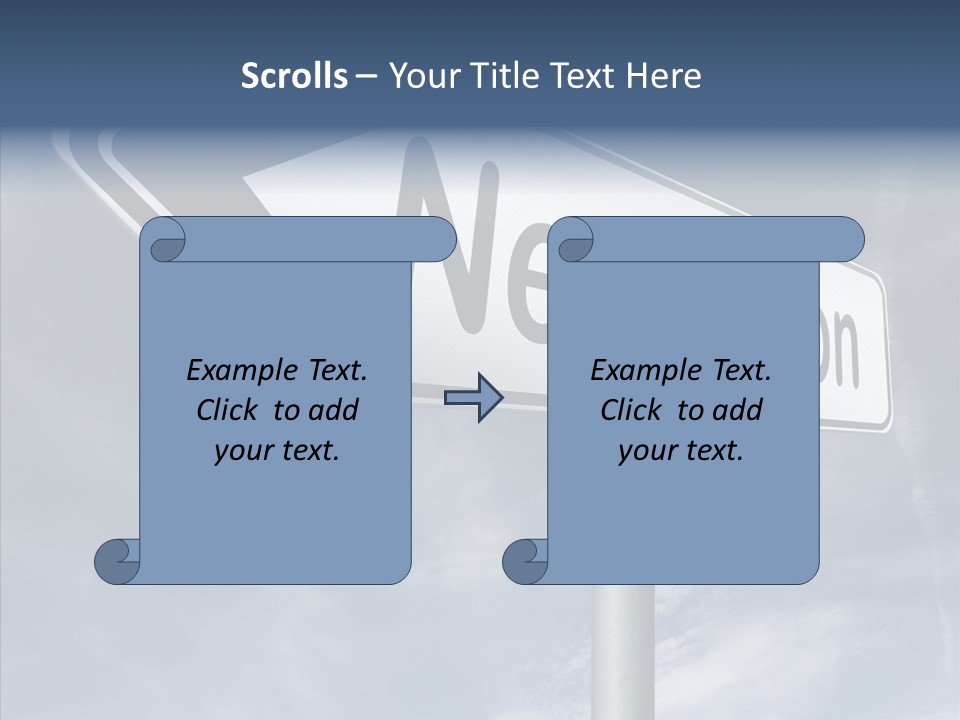 Abstract New Vision View Point PowerPoint Template