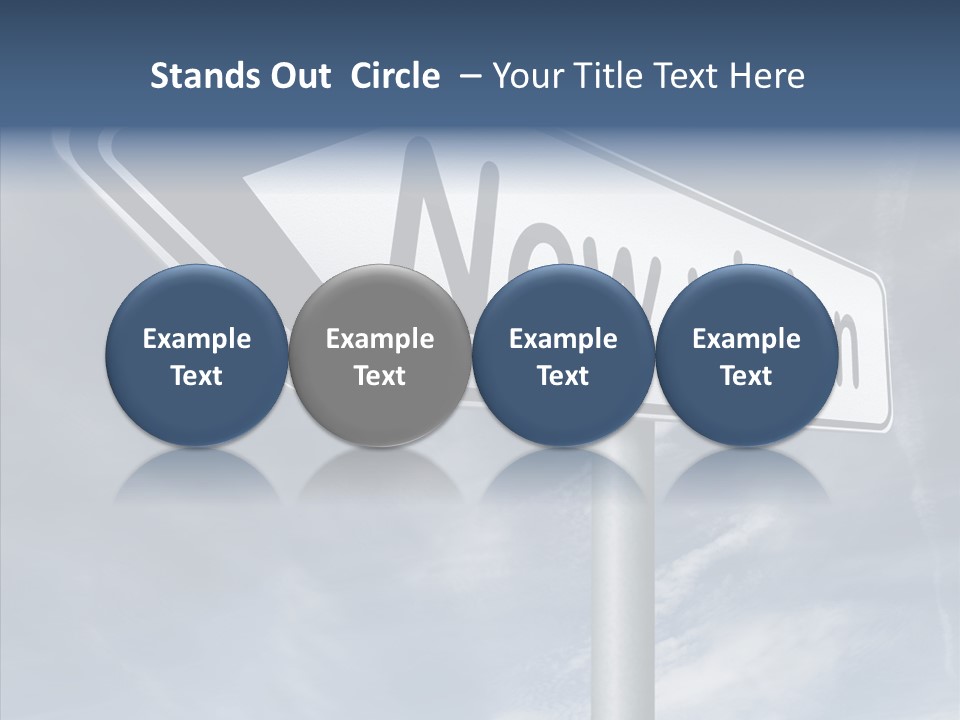 Abstract New Vision View Point PowerPoint Template