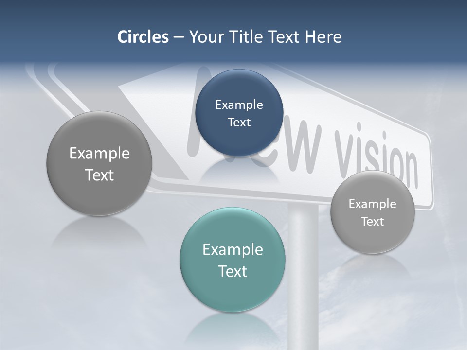 Abstract New Vision View Point PowerPoint Template