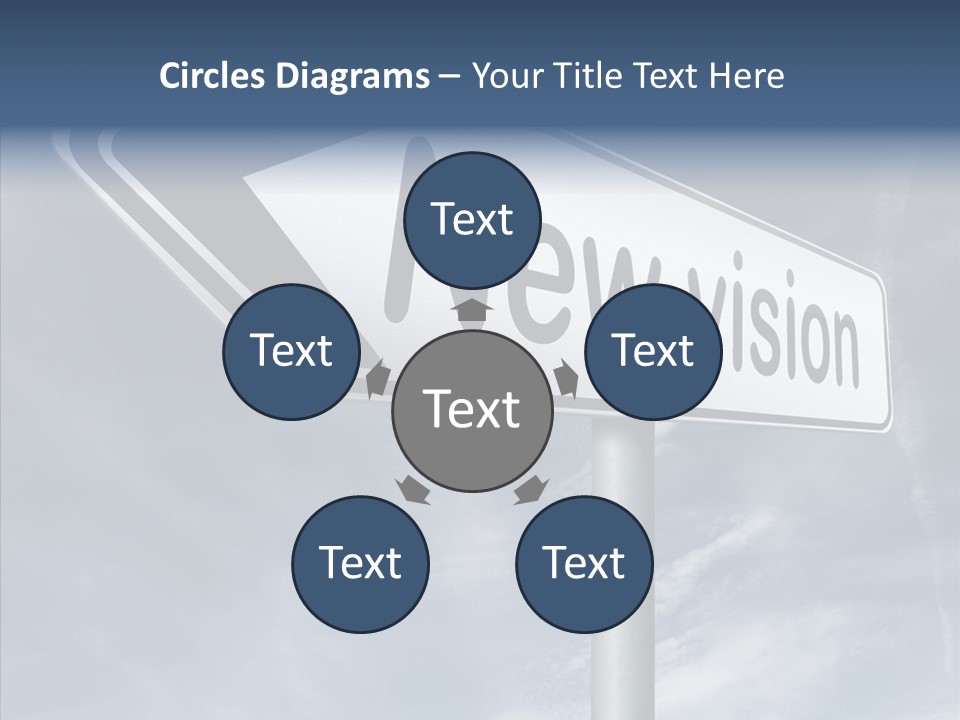 Abstract New Vision View Point PowerPoint Template
