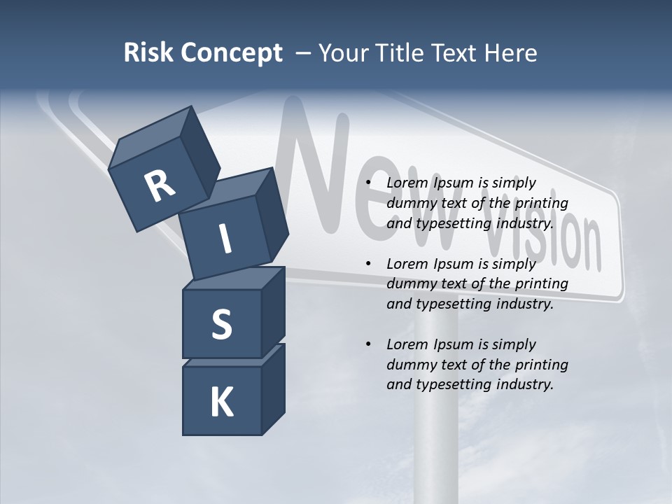 Abstract New Vision View Point PowerPoint Template