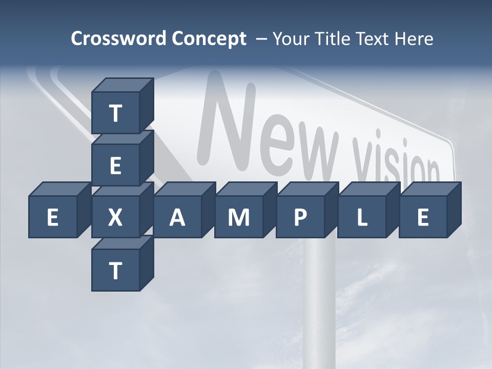 Abstract New Vision View Point PowerPoint Template