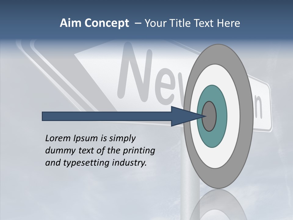 Abstract New Vision View Point PowerPoint Template