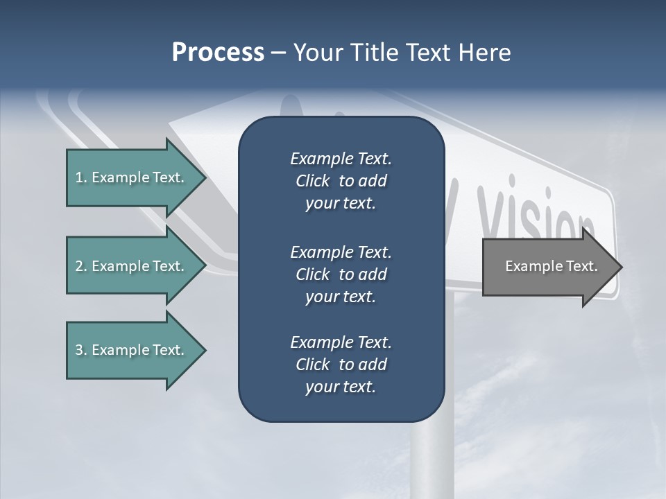 Abstract New Vision View Point PowerPoint Template