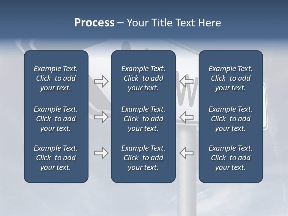 Abstract New Vision View Point PowerPoint Template