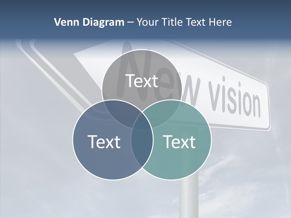 Abstract New Vision View Point PowerPoint Template