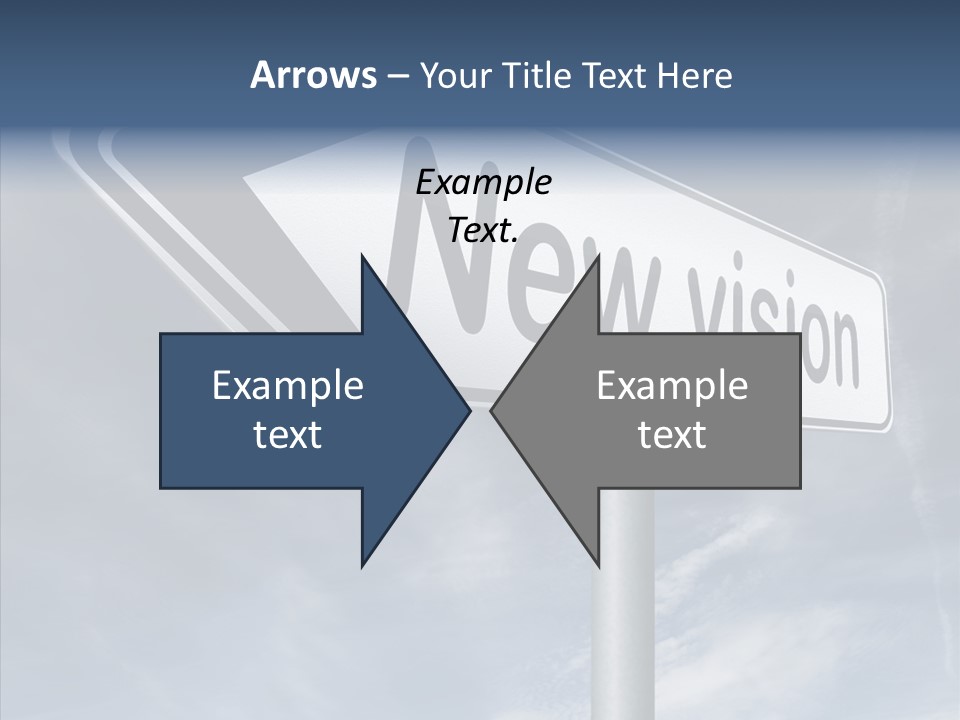 Abstract New Vision View Point PowerPoint Template