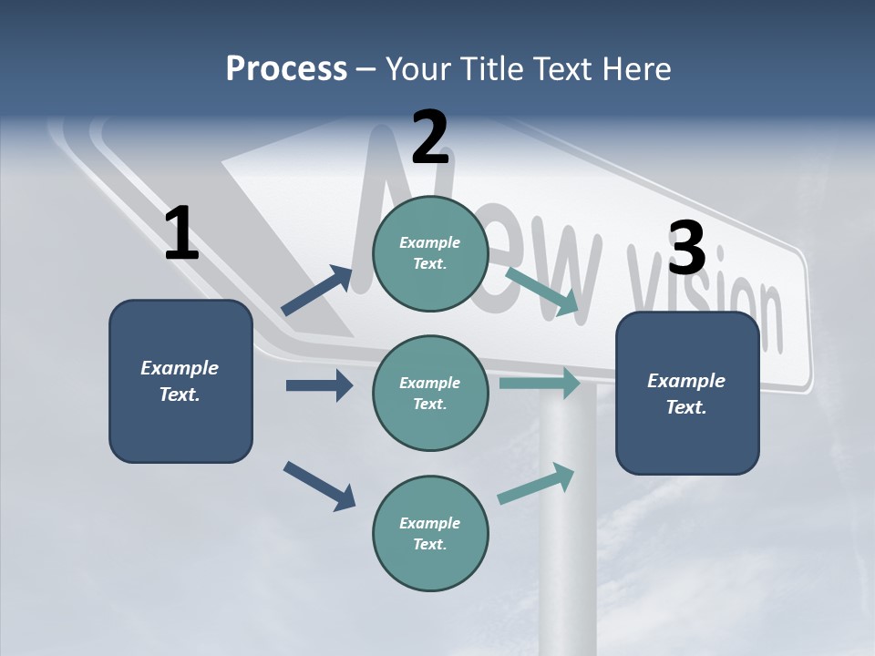 Abstract New Vision View Point PowerPoint Template