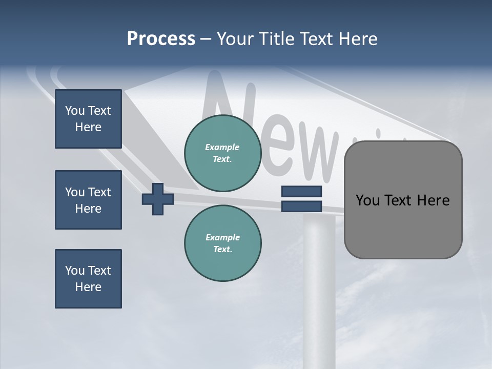 Abstract New Vision View Point PowerPoint Template
