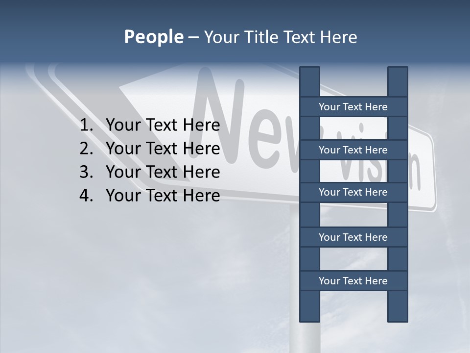 Abstract New Vision View Point PowerPoint Template