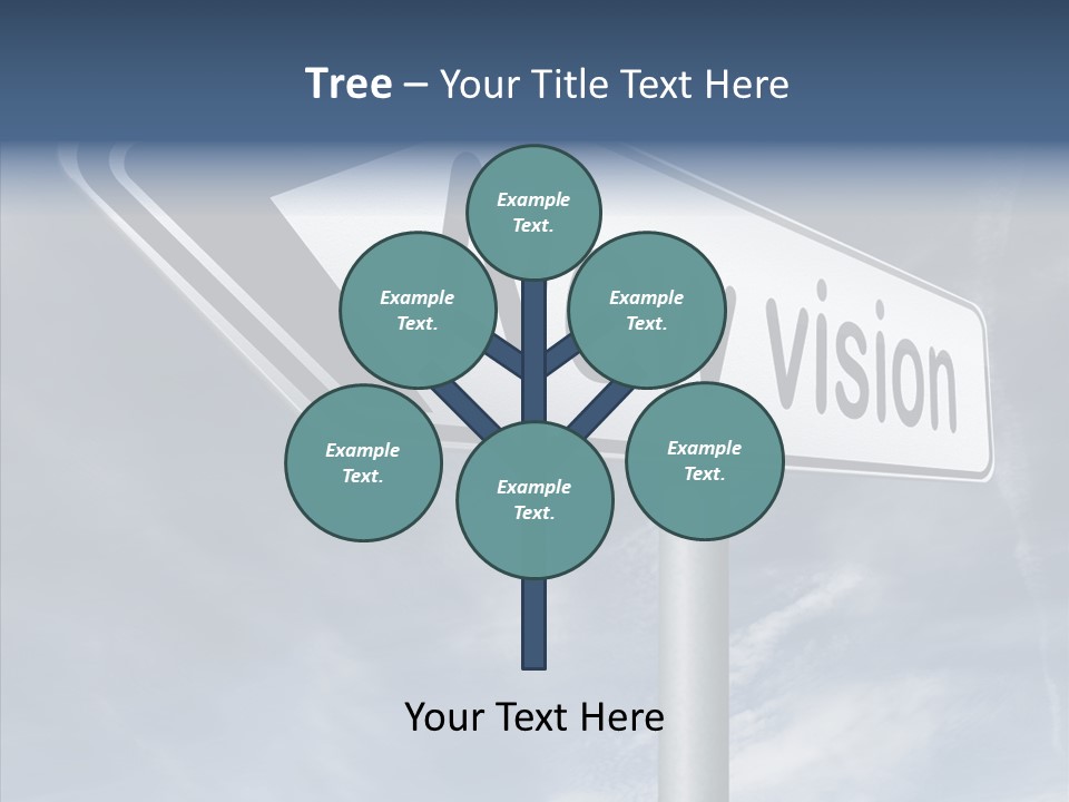 Abstract New Vision View Point PowerPoint Template