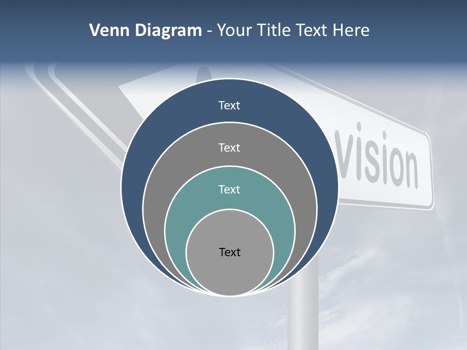 Abstract New Vision View Point PowerPoint Template