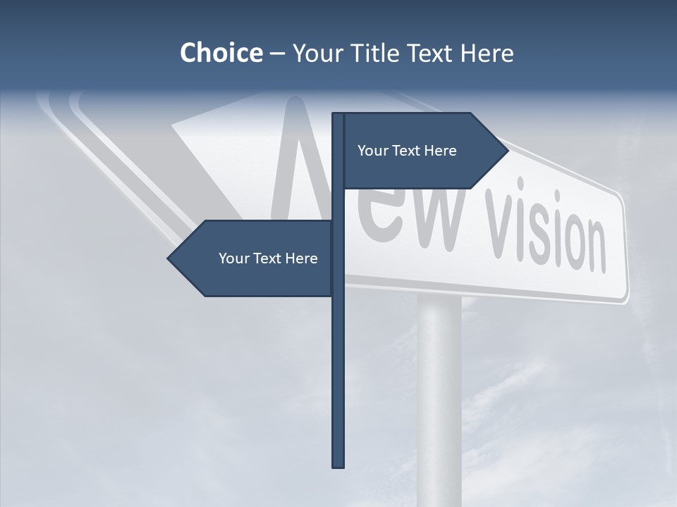 Abstract New Vision View Point PowerPoint Template
