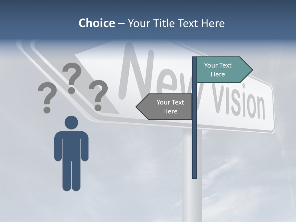 Abstract New Vision View Point PowerPoint Template