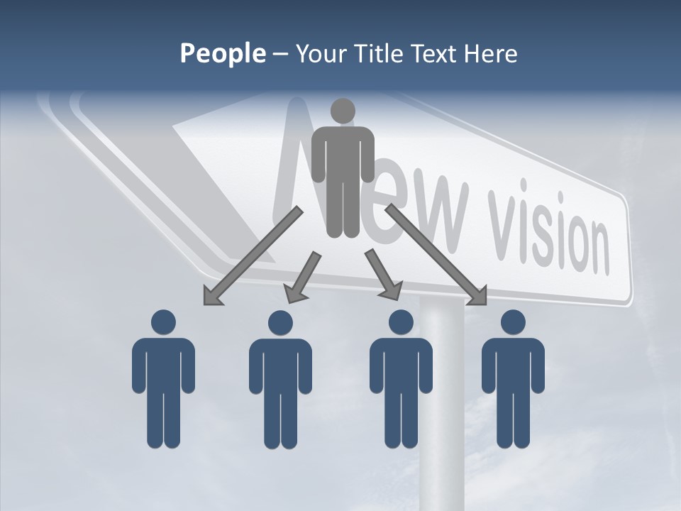 Abstract New Vision View Point PowerPoint Template