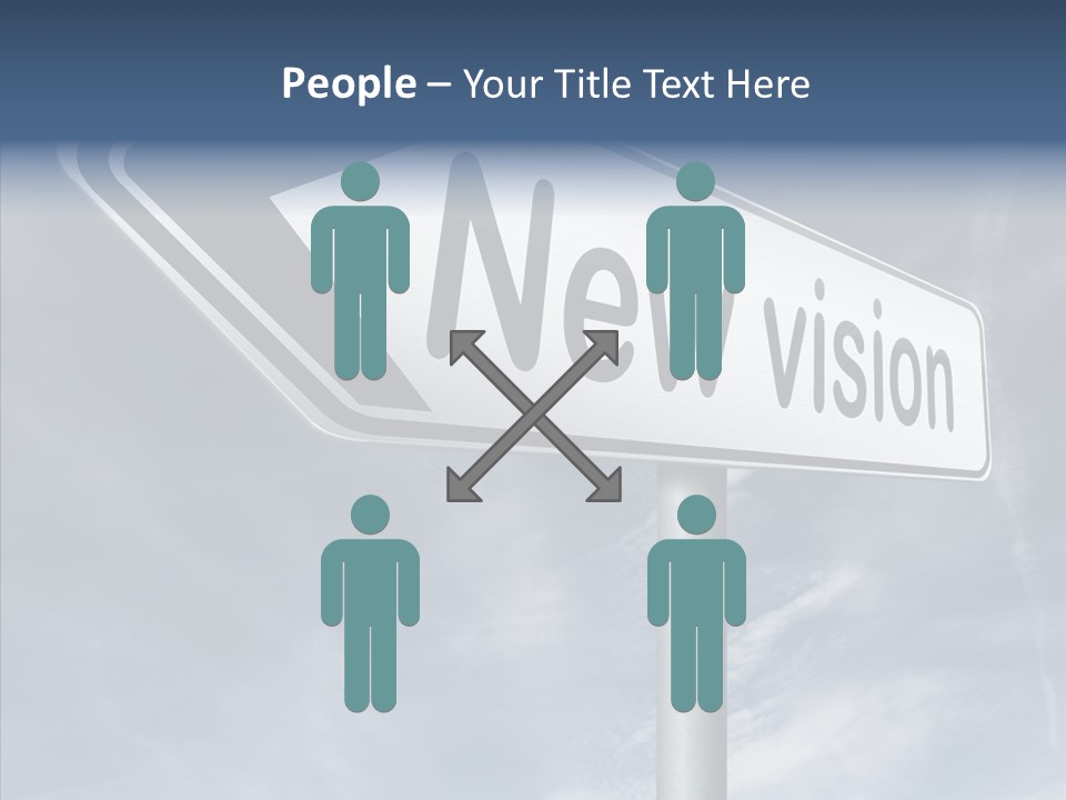 Abstract New Vision View Point PowerPoint Template