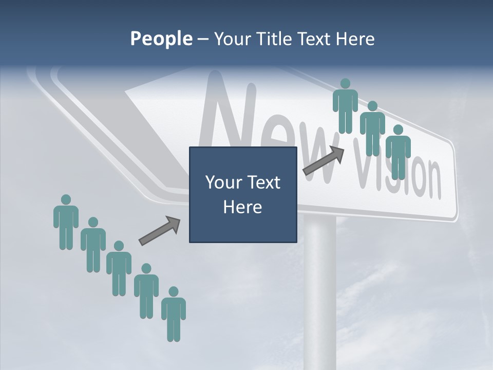 Abstract New Vision View Point PowerPoint Template