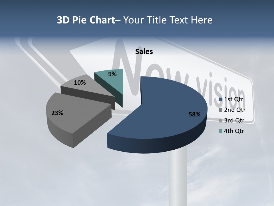 Abstract New Vision View Point PowerPoint Template