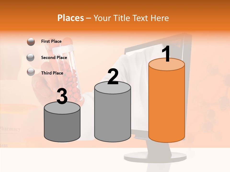 Professional Monitor Prescription PowerPoint Template
