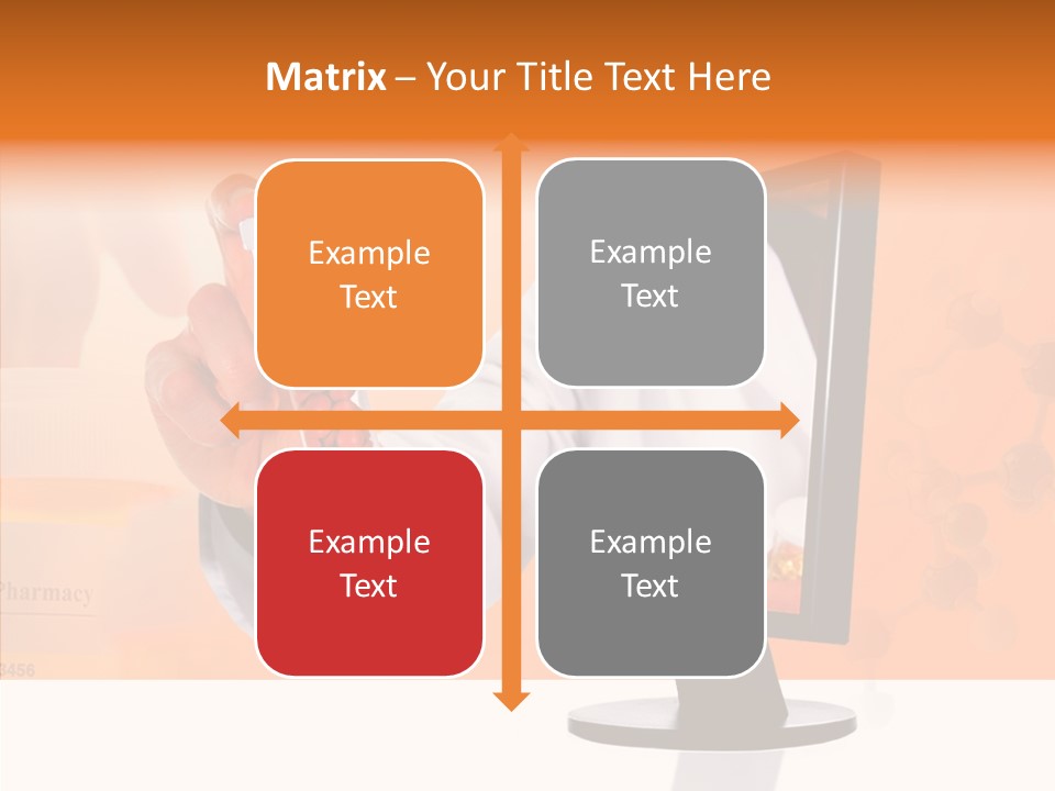Professional Monitor Prescription PowerPoint Template