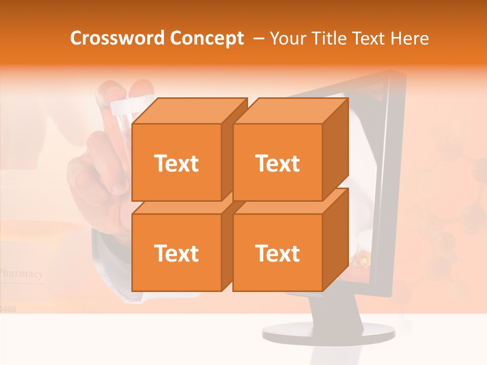 Professional Monitor Prescription PowerPoint Template