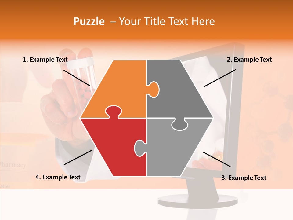 Professional Monitor Prescription PowerPoint Template