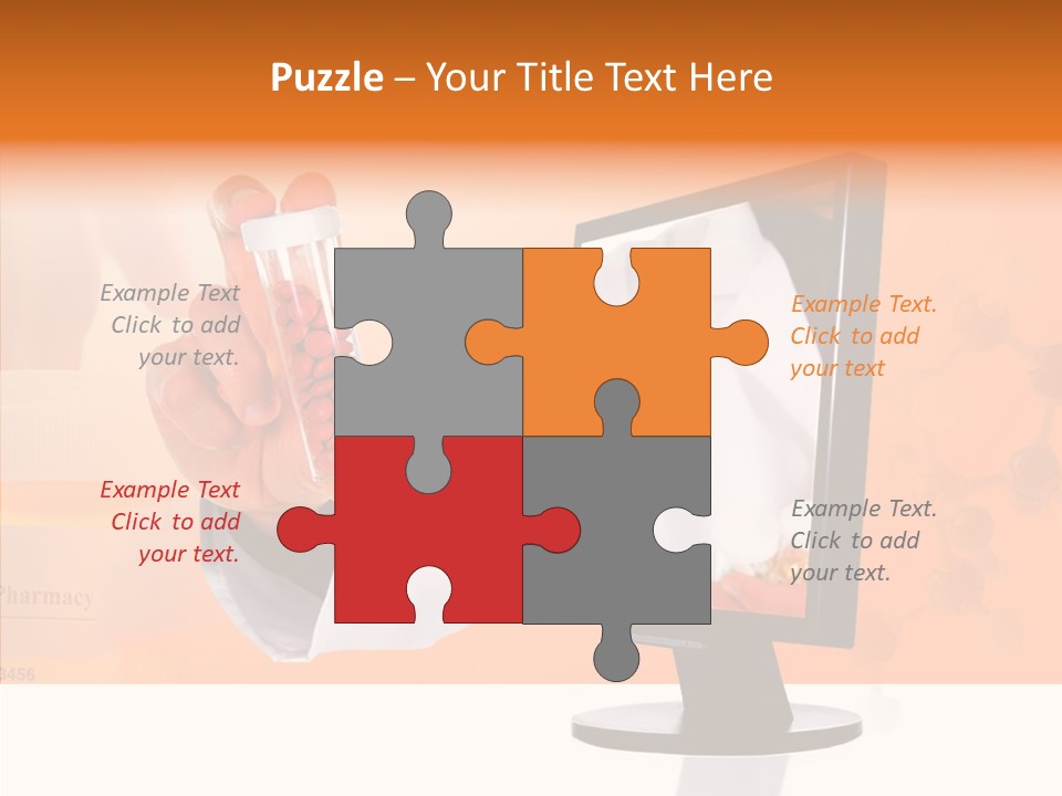 Professional Monitor Prescription PowerPoint Template