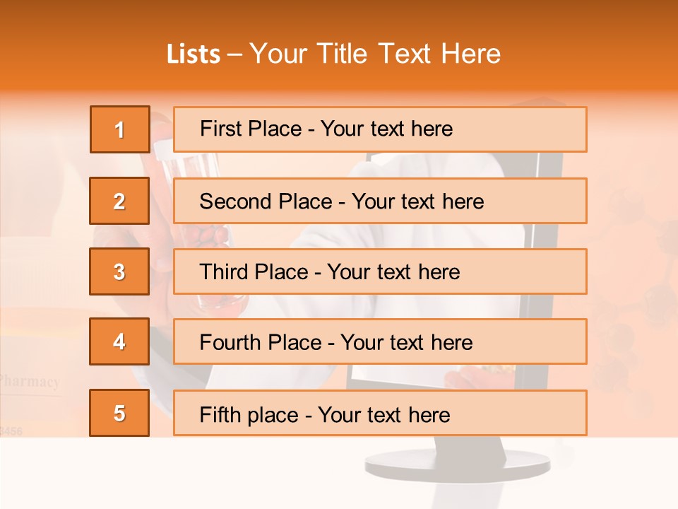 Professional Monitor Prescription PowerPoint Template