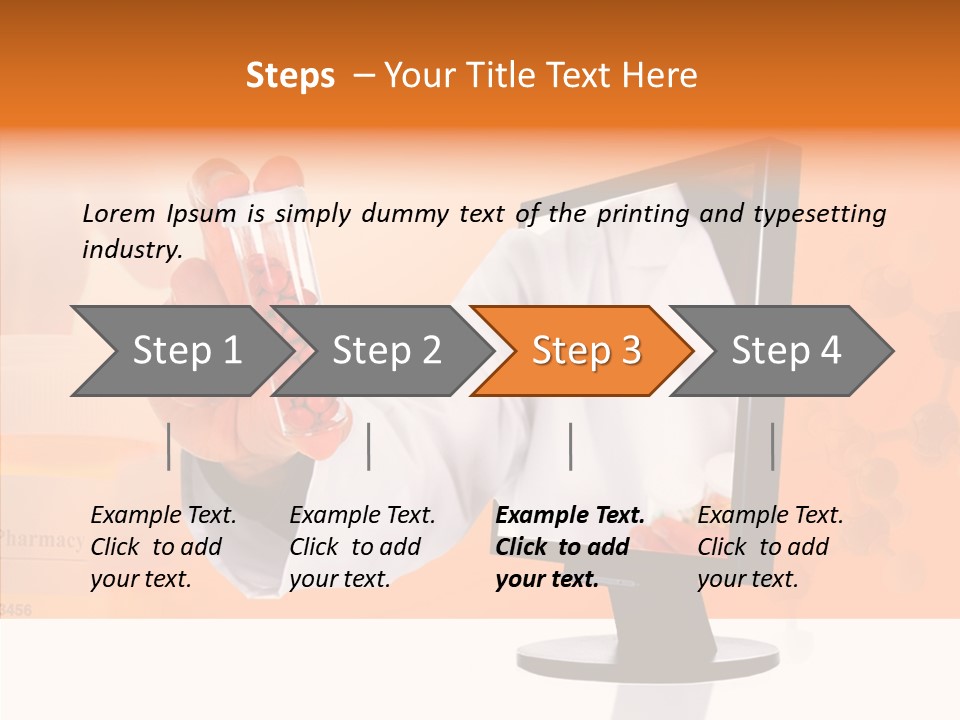 Professional Monitor Prescription PowerPoint Template