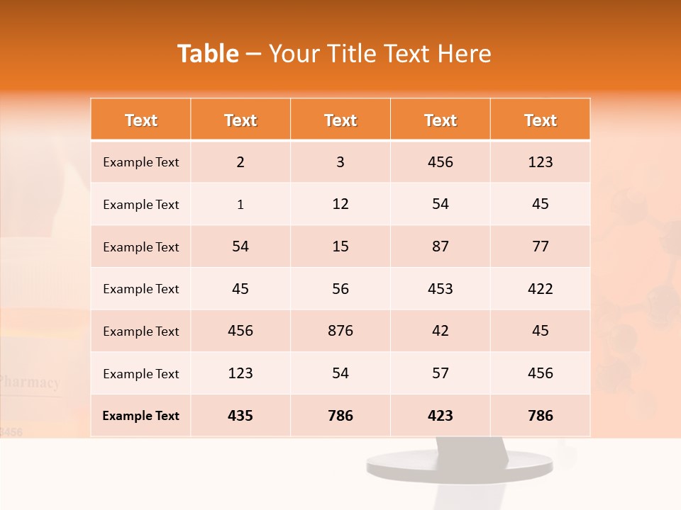 Professional Monitor Prescription PowerPoint Template