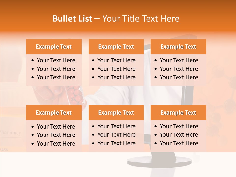 Professional Monitor Prescription PowerPoint Template