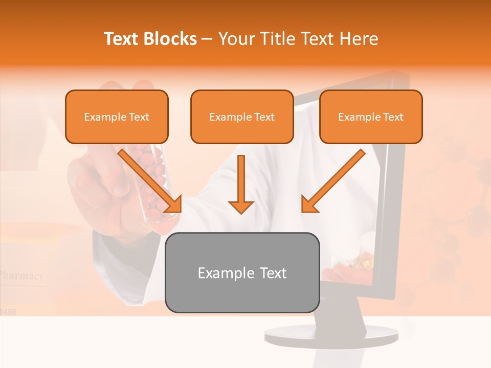Professional Monitor Prescription PowerPoint Template