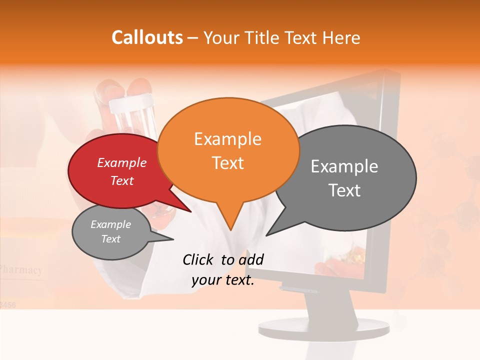 Professional Monitor Prescription PowerPoint Template