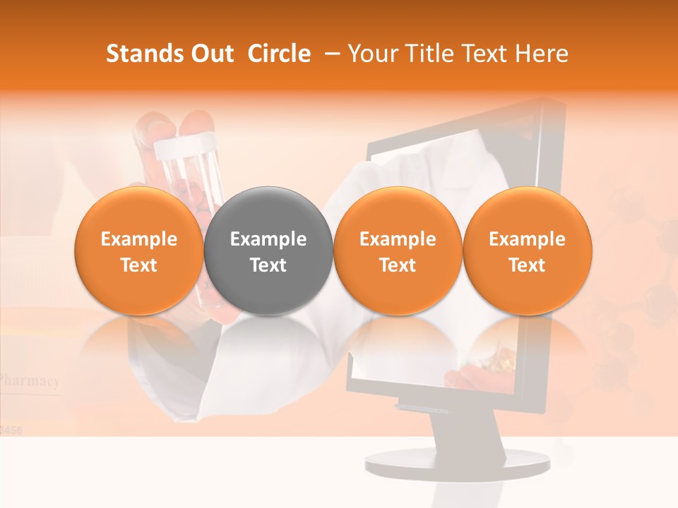 Professional Monitor Prescription PowerPoint Template